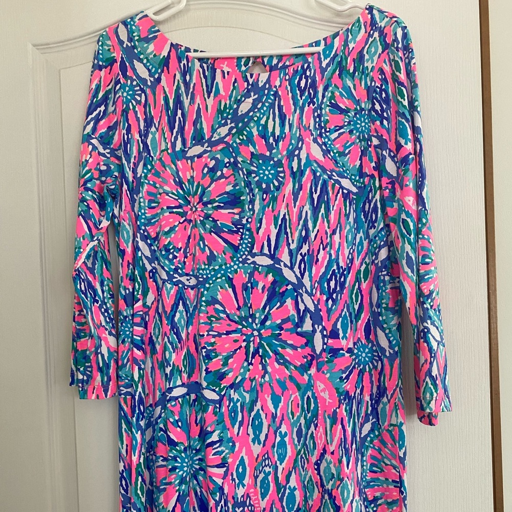 Lilly Pulitzer 3/4 Sleeve Cotton Dress